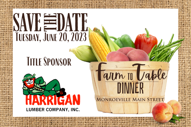 Event Image for 3rd Annual Farm to Table Dinner