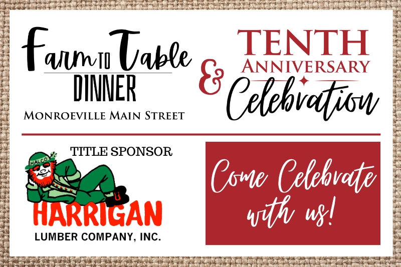 Event Image for Farm to Table and Tenth Anniversary Celebration
