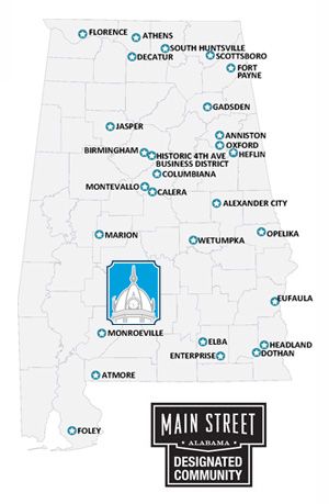 Map of Alabama